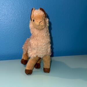 Douglas Cuddle Toy Jasper Llama Plush Alpaca Farm Animal Stuffed Toy Decor